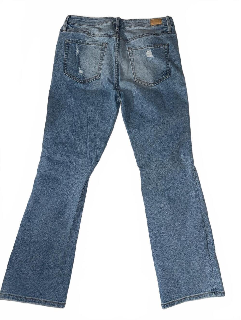 Seven 7 Women's Size 4 Light Wash Distressed Bootcut Jeans - Picture 3 of 3